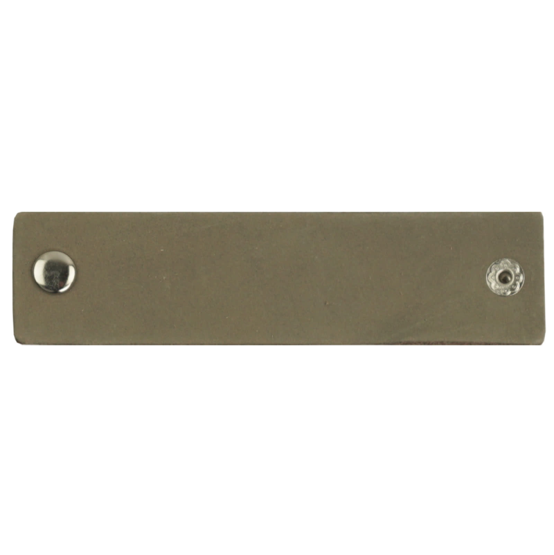 Leren label blanco 12 x 3 cm col 002