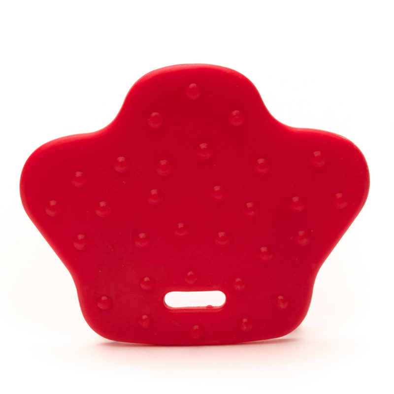 Bijtring Dierenpoot 2stuks, 752 rood