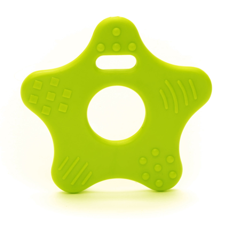 Bijtring Ster, 2stuk 547 groen