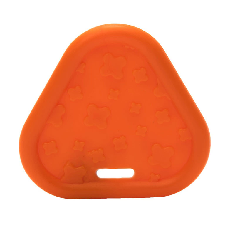 Bijtring Triangel, 2 stuks 693 oranje