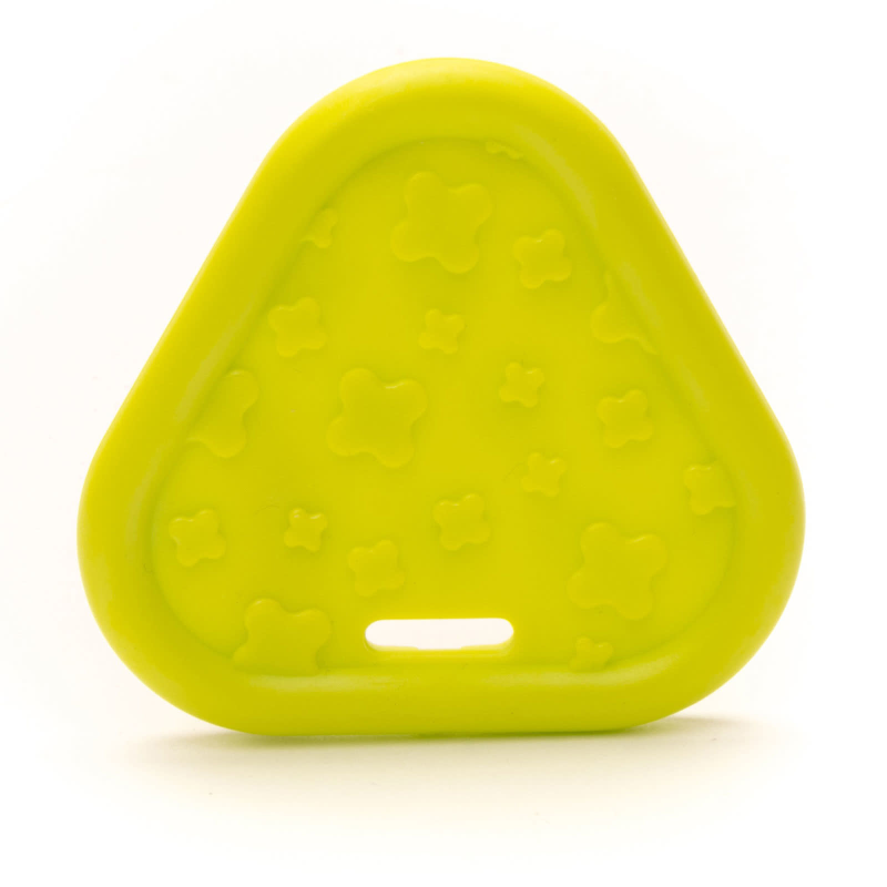 Bijtring Triangel, 2 stuks 647 lime