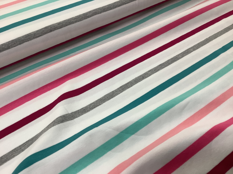 Biologische tricot Stripes ALBStoffe