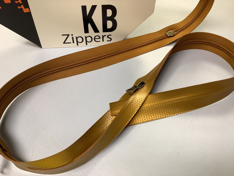Waterproof zipper goud