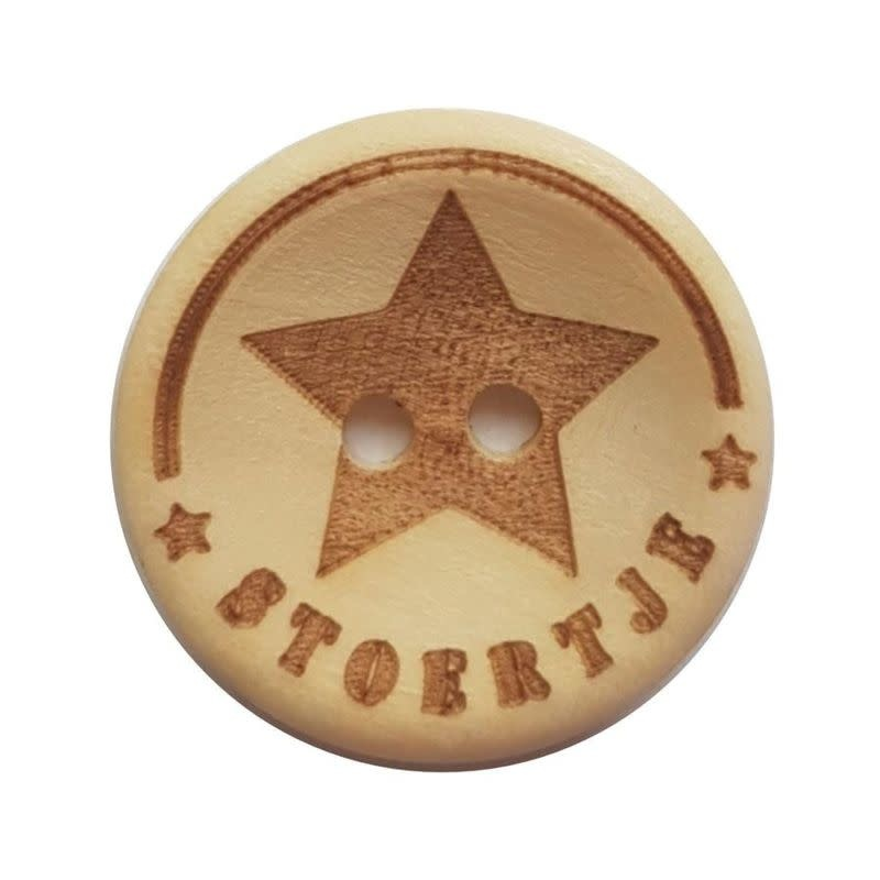 Knoop stoertje, 4 stuks 20mm