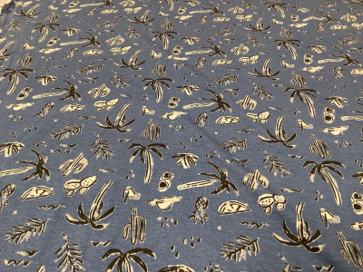 Viscose jersey zomer print 11210