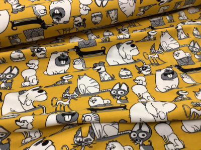 Tricot huisdierengeheim oker