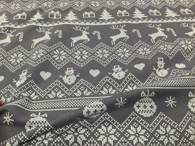 X-mas French Terry grey