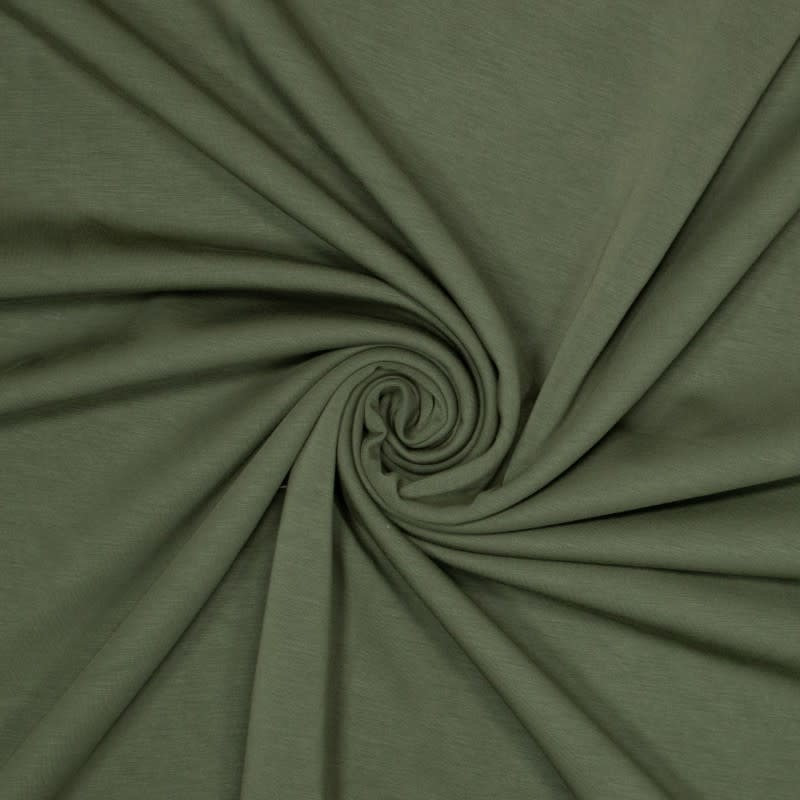 Knit modal high quality jog - Olijf
