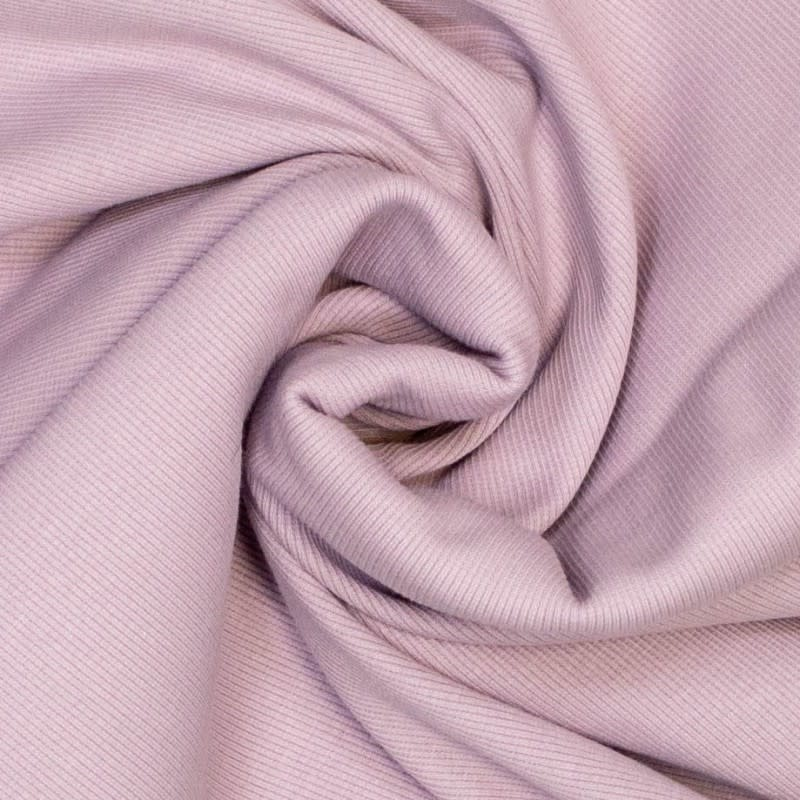 Boordstof - Ribb 2x2 kleur Elderberry