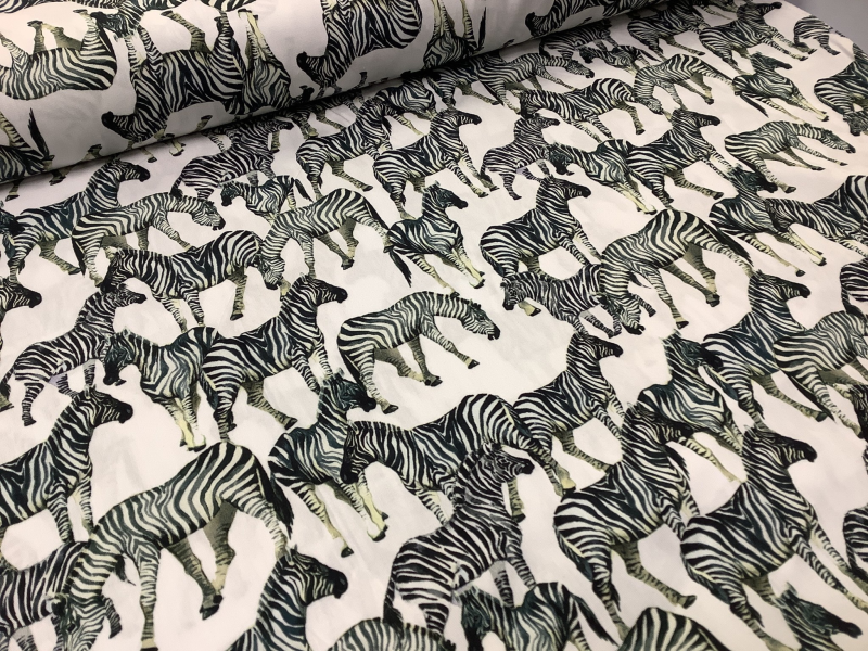 Poplin zebra print