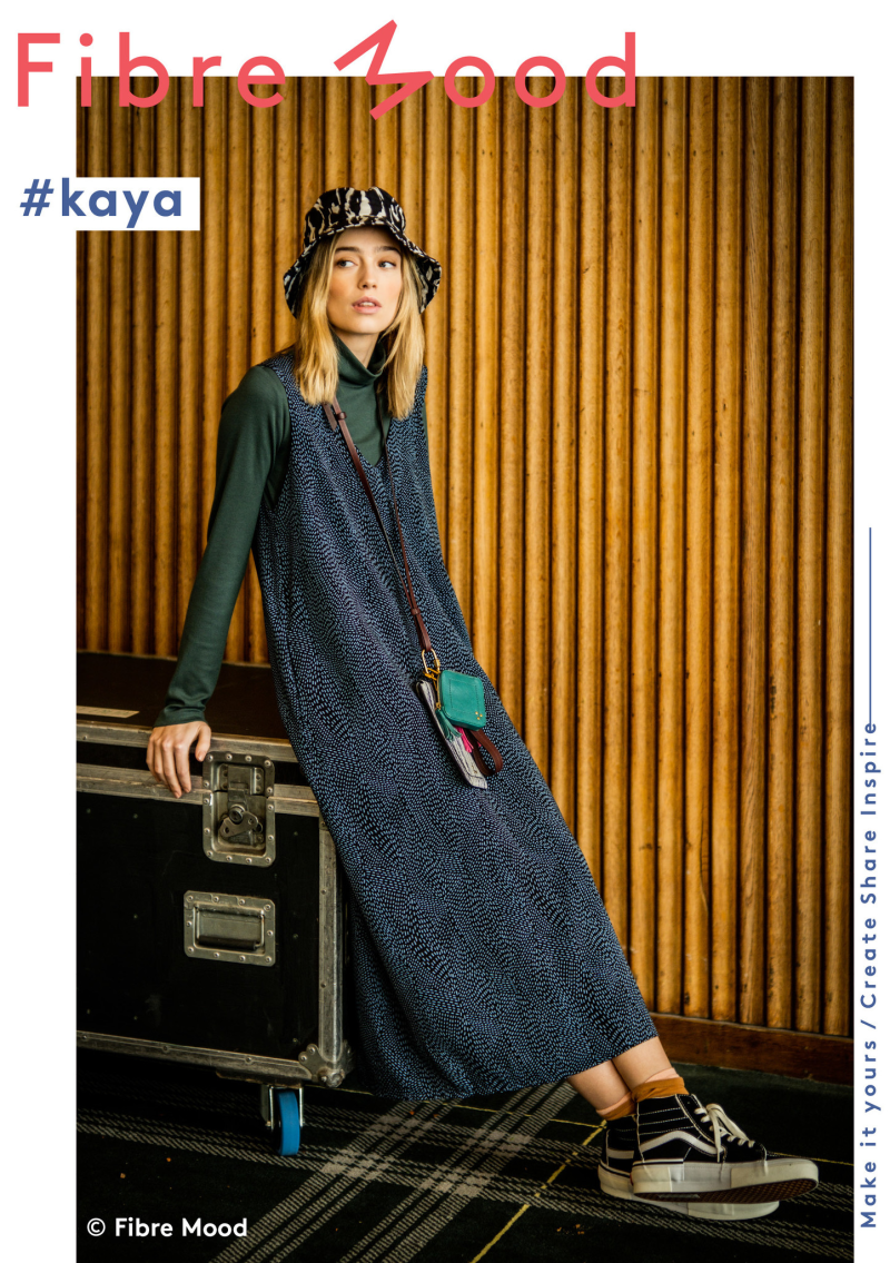 FM321033 Viscose / Tencel geweven (blue/black)