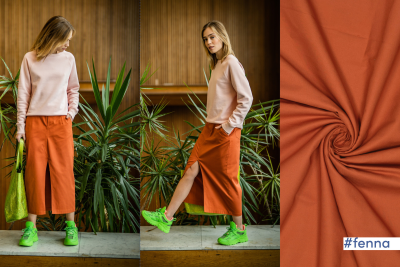 FM791022 Twill Stone Washed brown