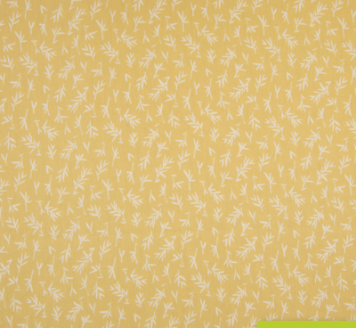 Katoen takjes dusty yellow