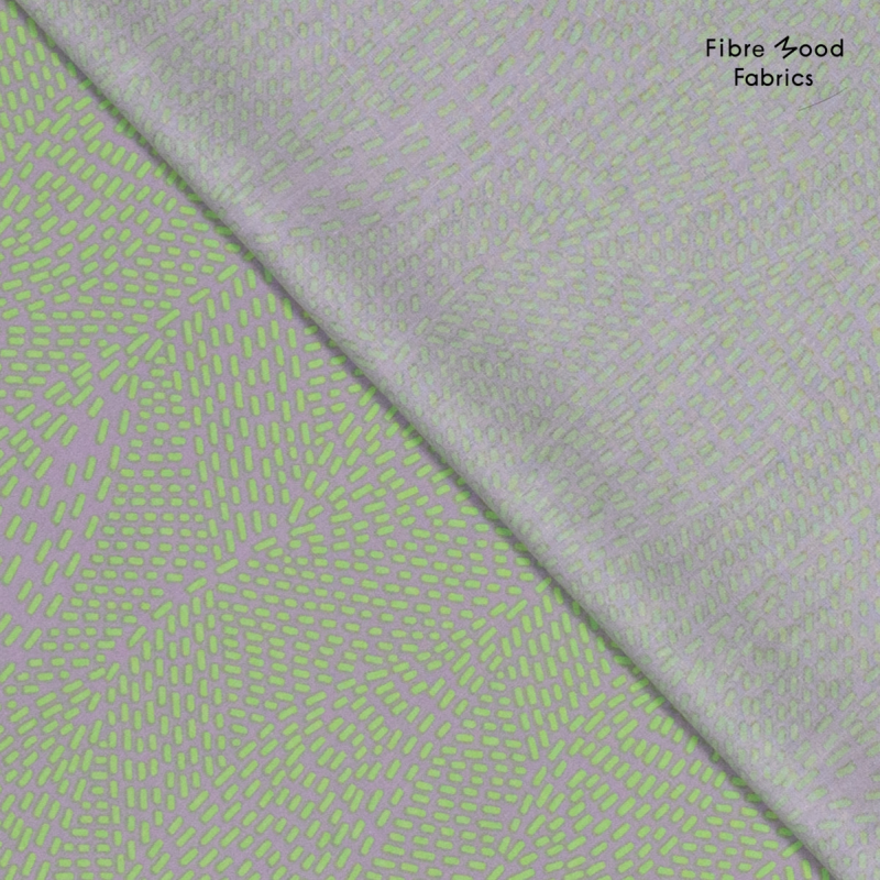 FM310303 Poplin katoen Dashed Lines model Nona