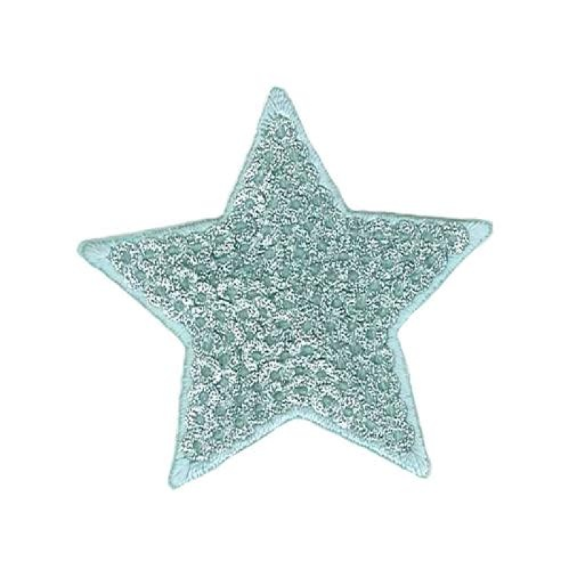 Applicatie Ster blauw. L x B: 52mm x 52mm