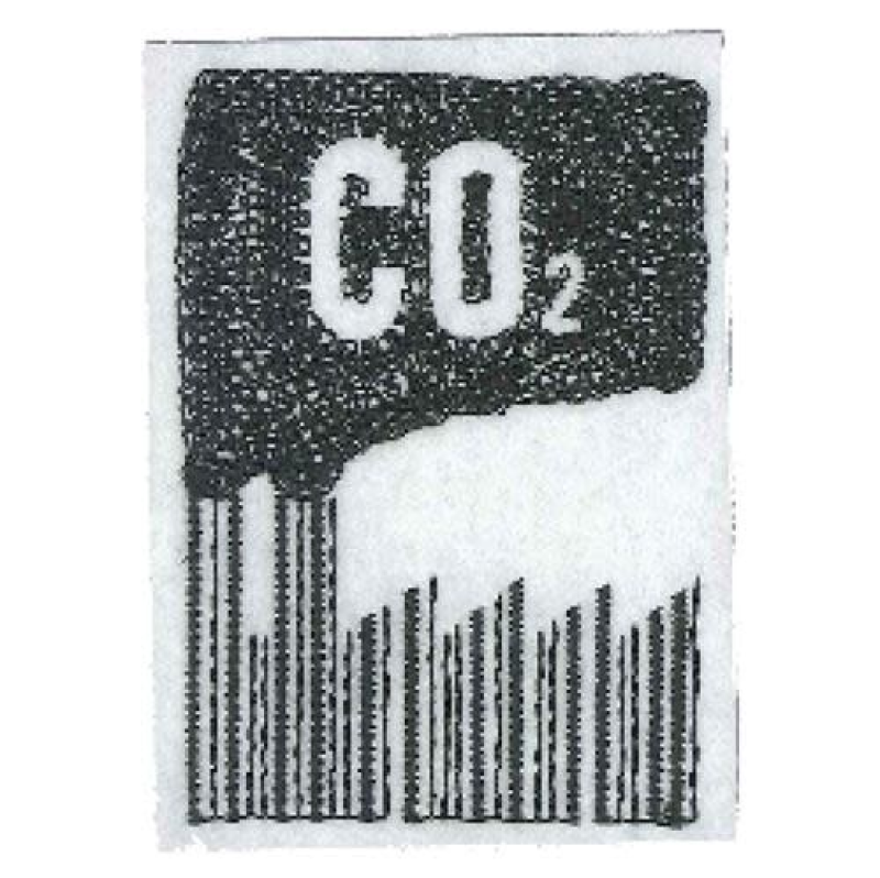 Applicatie CO2. L x B: 80mm x 55mm