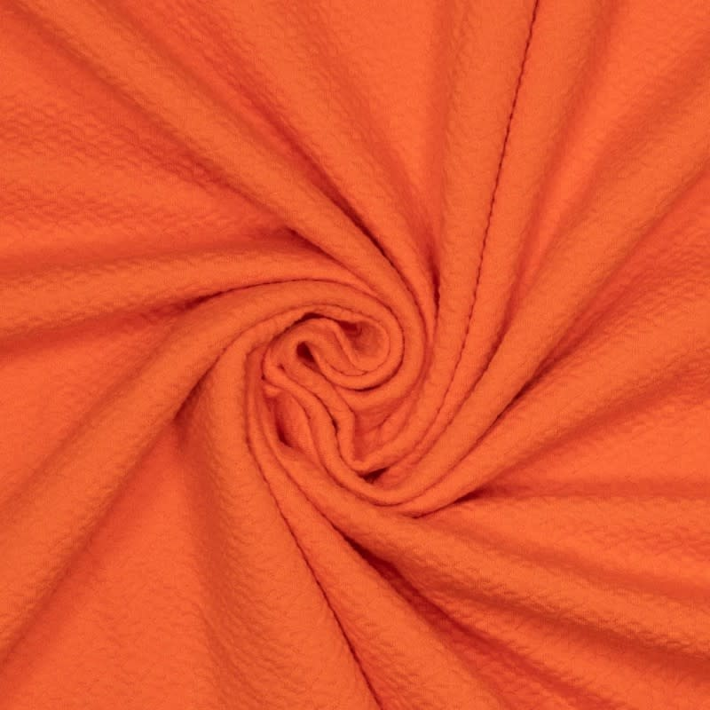 3D katoen stretch jacquard - Mandarin