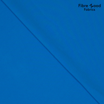 Geweven Viscose/Polyster crepe col Blauw Fibre Mood