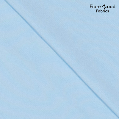 Geweven Viscose/Polyster crepe col Licht Blauw Fibre Mood
