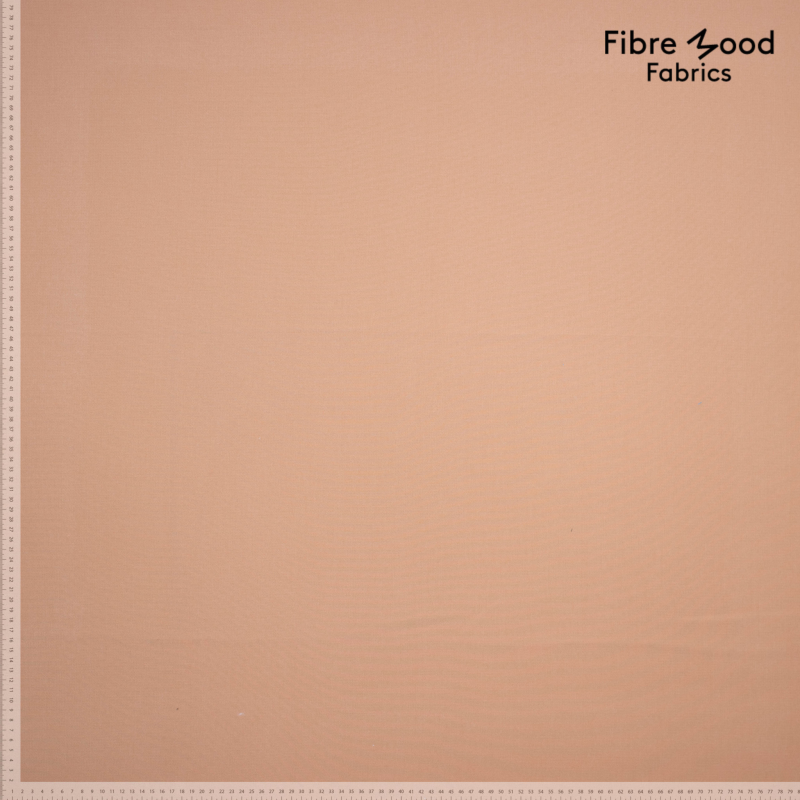 Geweven Viscose/Polyster crepe col Camel Fibre Mood