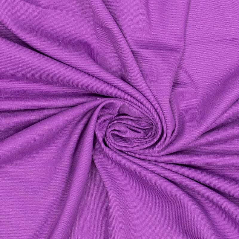 Geweven stof van bamboe met gerecycled polyester col Amethyst