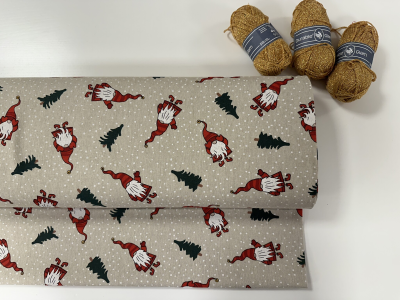 Linnenlook Tomte Christmas Tree - Deco Tafelkleed stof
