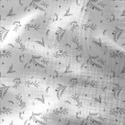 Hydrofiel met grijs bloemetje