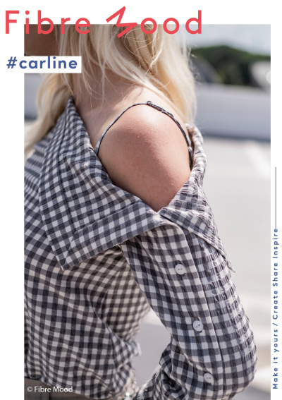 Seersucker met ruit Fibre Mood