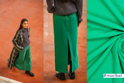 Twill peach polish Green FM791038-739