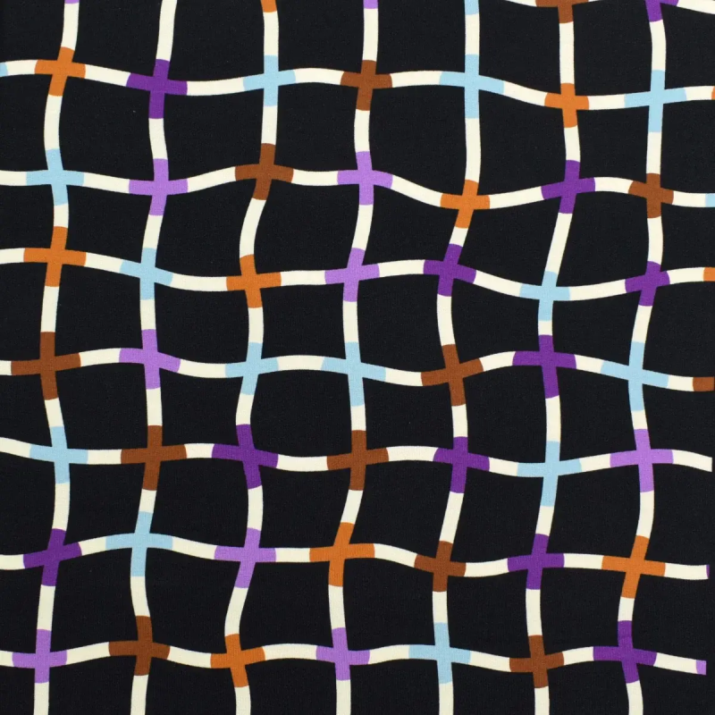 ALBstoffe Magical Shimmer - OF GUARD - zwart