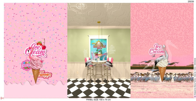 Paneel Pink Diner Stenzo