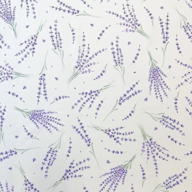 Katoen Watercolour Provence Lavendel