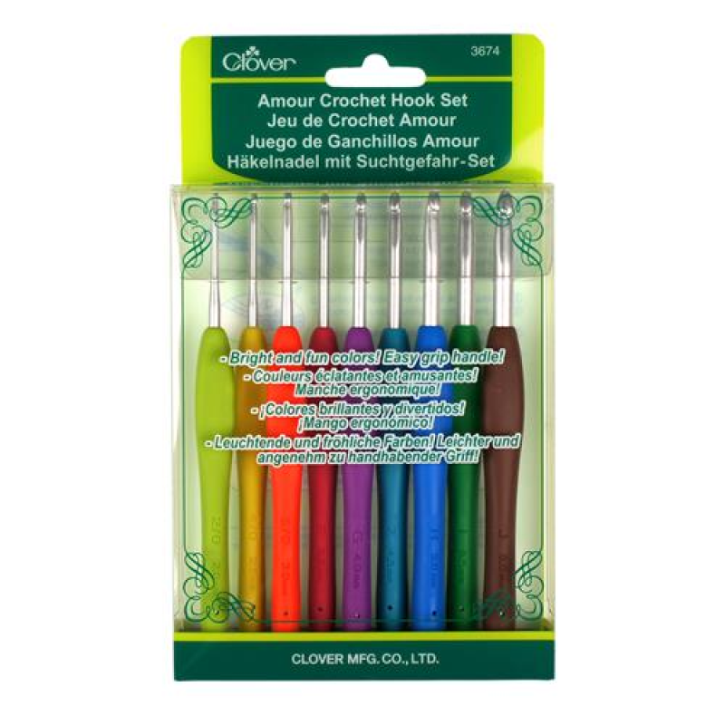 Haaknaald - Clover amour - set 2.0-6.0mm