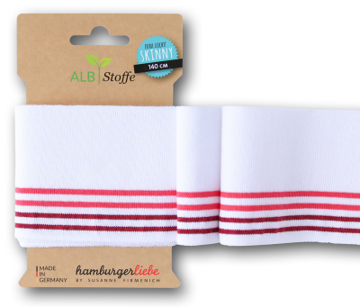 CuffMe ALBstoffe skinny wit