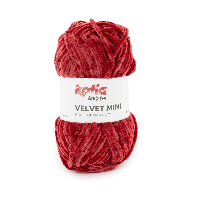 Katia Velvet Mini - Kerst rood 225