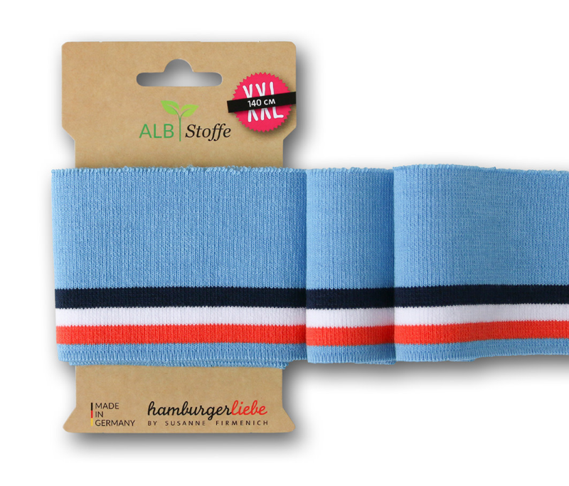 CuffMe ALBstoffe college blauw
