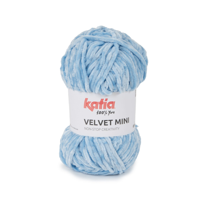 Katia Velvet Mini - Licht blauw 219
