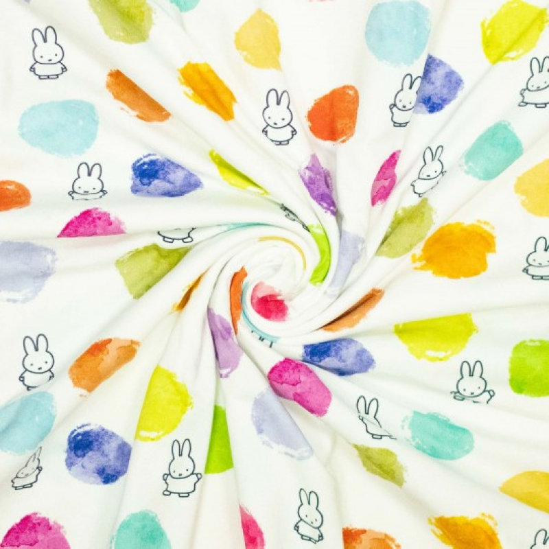 Nijntje waterverf tricot katoen