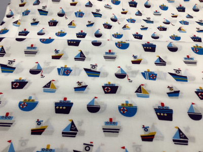 Poplin bootjes opdruk