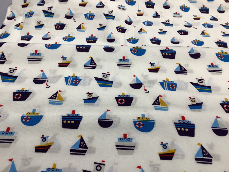 Poplin bootjes opdruk