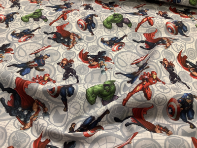 Marvel advengers poplin