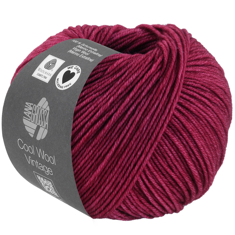 LANA GROSSA Cool Wool Vintage - Indisch rood 7377