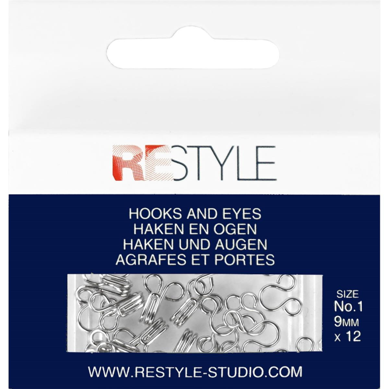 Haken en Ogen - Nr. 1 - Zilver