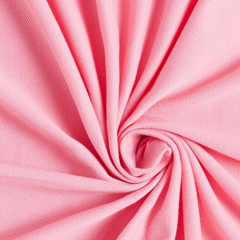 Piqué katoen rosé ALBstoffe
