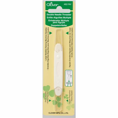 Double needle threader