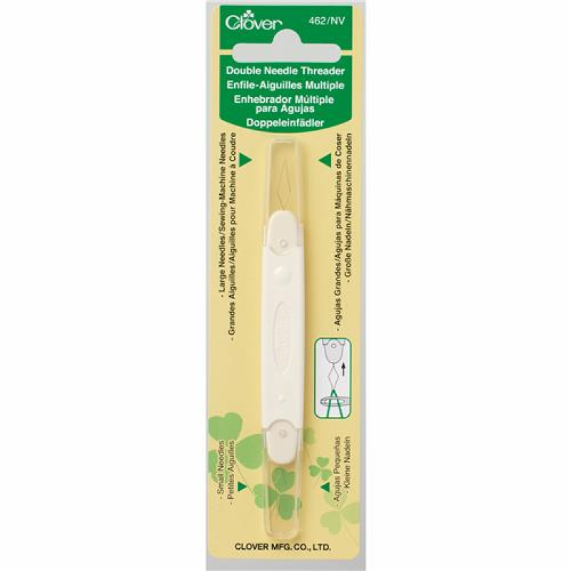 Double needle threader
