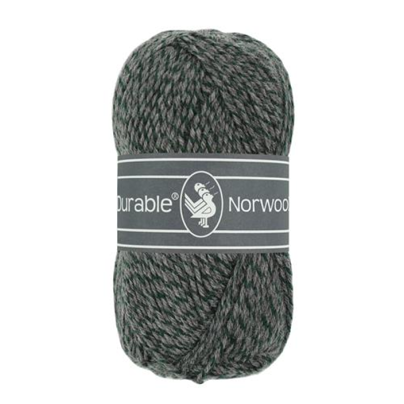 Durable Norwool - M461 grijs/groen
