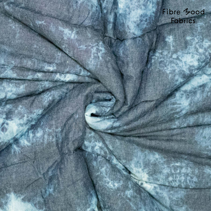 Geweven katoenen gewatteerde denim - Elmo