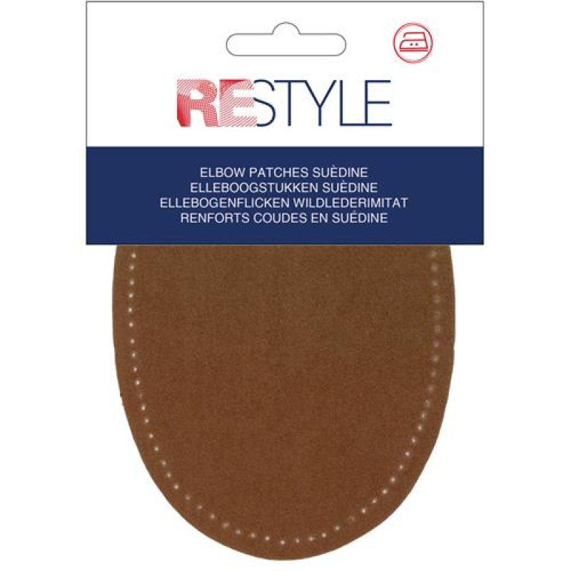 Elleboogstukken Suedine - Bruin 932