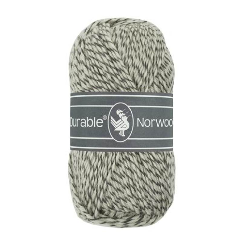 Durable Norwool - M004 grijs/wit